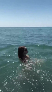 Asmr of the Sea and Swimming Nude