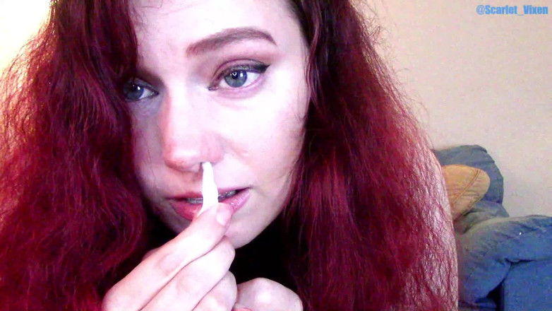 Scarlet Vixen: Sneeze Experiment Fail-blooper - Spices &amp; Tissue Tickling (wmv)
