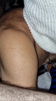 Cum Dripping on a College Student! Cum Eating!