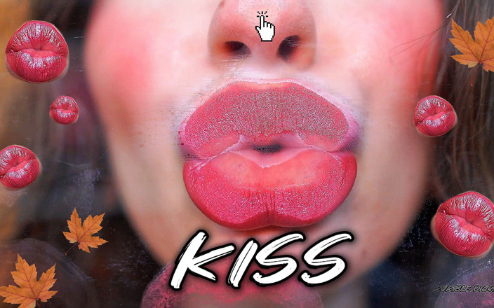 Rarible Diamond: Autumn Seduction Shiny Bronze Red Kisses with Tongue
