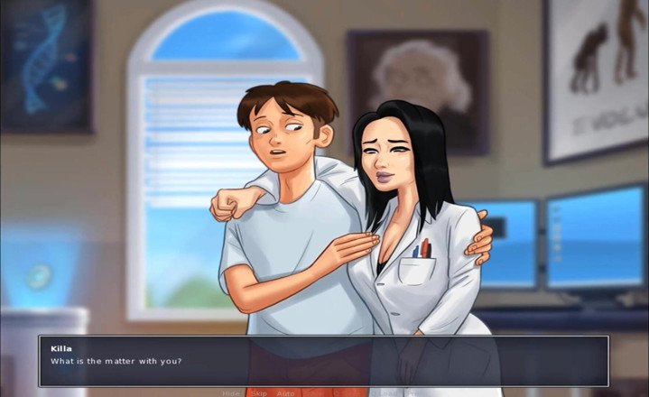 Hentai World: Yaz mevsimi efsanesi - fen öğretmeni ve amcık kemeri