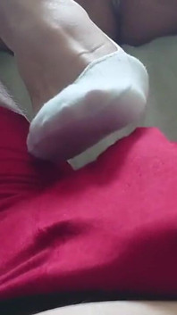 POV: Footjob, Ballbusting & Cum in Panties!