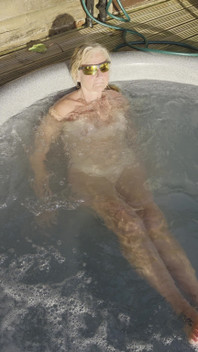Naked in the Hot Tub