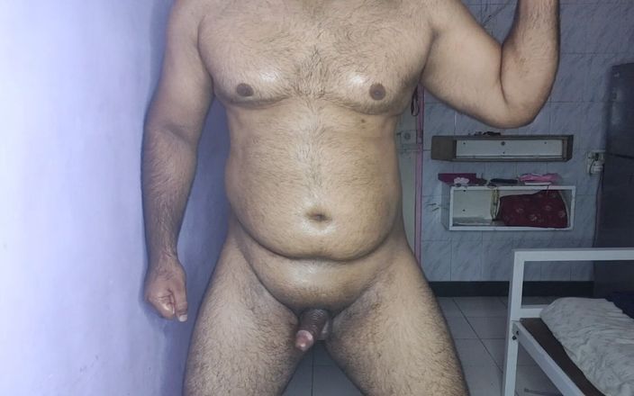 The Greek God: Biffig hårig muskulös man cumshot video