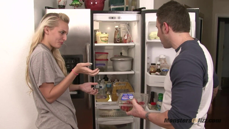 Monsters Of Jizz: Hot Blonde Gets Completely Covered in Cum