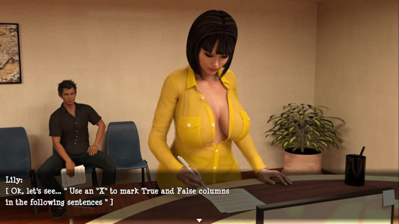 Dirty GamesXxX: Lily of the valley: housewife on her first job interview