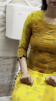 Indian Step Mom Pissing in Washroom Step Son Very Naughty Desi Indian Fucking in Hindi Audio