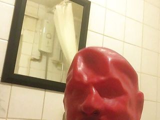 Jameschris1234: Jogar com máscara vermelha de gimp