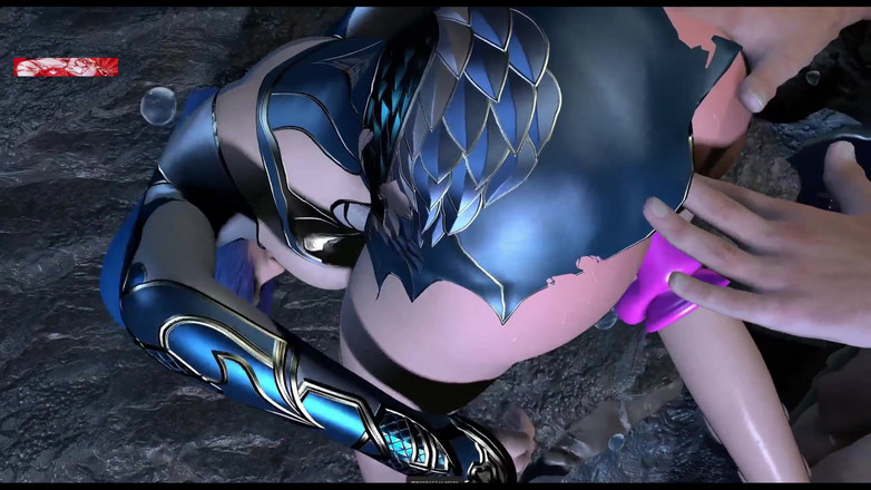 X Hentai: Fantasy.exe Rambut Biru: Dewi Dilepas - Hentai Animasi 3D