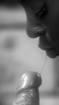 Beautiful Black Chocolate Lady Melting in the Indulgence of of His Big Natural Tits Passion