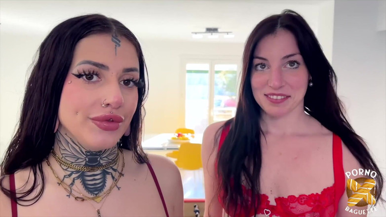 Porno Baguette: Laeticia, geniet ervan met een vrouw en een man!