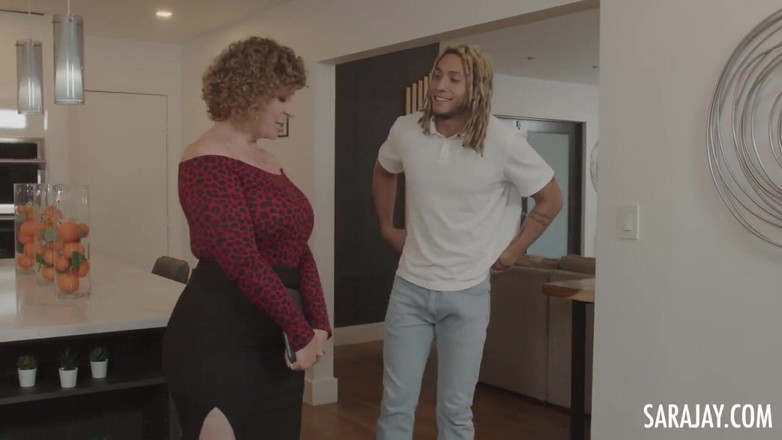 Sara Jay: Sara Jay, Derek Savage fodendo buceta interracial!