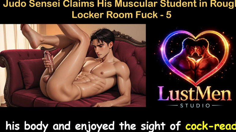 LustMen: Homo audio seksverhaal - Judo Sensei claimt zijn gespierde studente in...