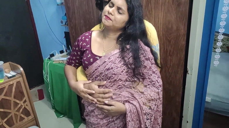 Vaigavarun45: Vaishnavy sari retrait et romance torride avec des seins embrasse...