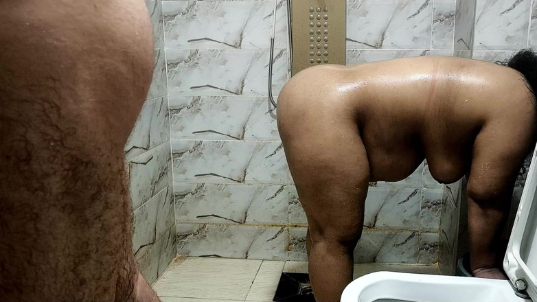 yousra egyptian bbw: Arabisch Meisje Grote Kont Anale Seks Onder De Douche Hete...