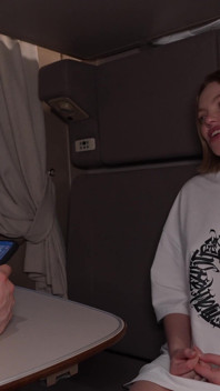 College Week off Train Ride Turned Into Hard Sex with a Stranger