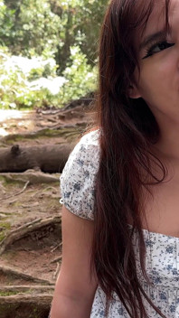 Ditangkap dan dikongkek keras untuk creampie hutan kote hitam besar
