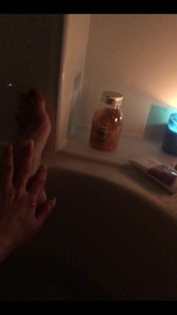 I’m in the Bath.... and You Are Shivering Holding My Fluffy Towel with Your Cock Locked in Its Cage