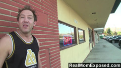 Real Mom Exposed: Picked up MILF Mellanie Monroe gets fucked and jizzed