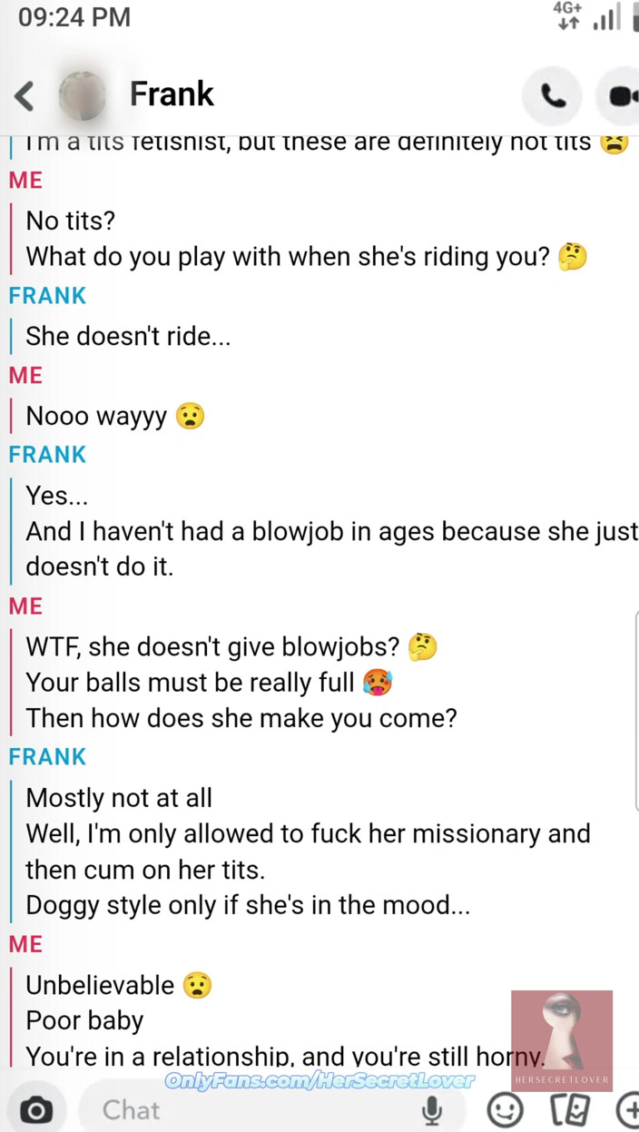 Hersecretlover: 20yo Fan Cheats on His Girlfriend with Me... Creampie &amp; Cum...