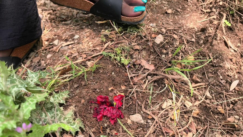 Goddess Lena: Birkenstock &amp; Nylons Outdoor