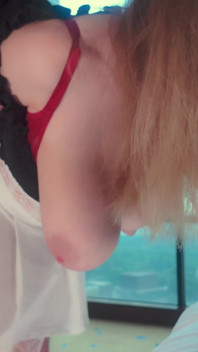 Homemade Porn Fail: BJ, Hard Fuck & Premature Cum on Huge Tits GF in White Stockings - Lilykoti