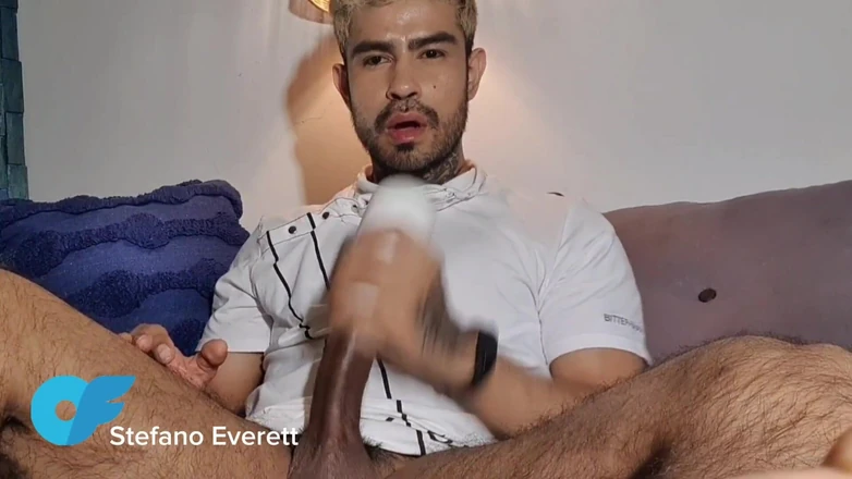 StephanosVerentt: Latin Boy Masturbating and Taking Milk