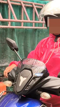 Indian Girl on Scooter