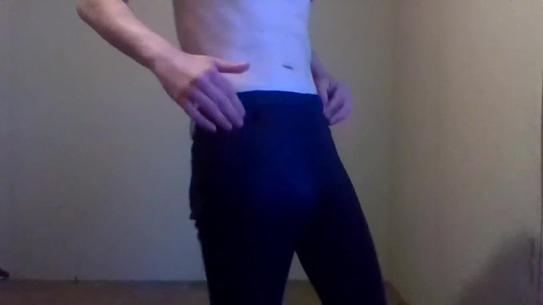 LilTaste: Zkoušení oblečení na oblékání a svlékání - Black Jeggings část 7
