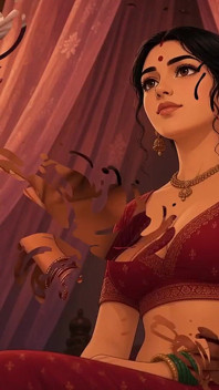 Indiana noiva na noite de núpcias romance íntimo - ai criado vídeo