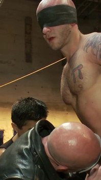Drake Jaden Swallows Girth Brooks' Giant Cock at the Armory Party.