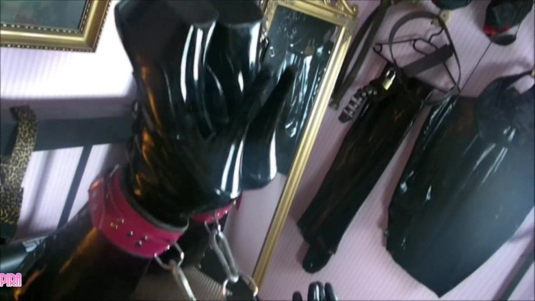 Domina Lady Vampira - SM Studio Femdom Empire: Rubberdoll sissyfication part 2