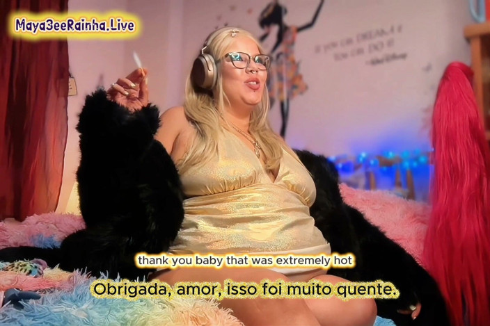 Goddess Maya3ee Rainha: ブラジルのミルフBBW女神と金色の熱いJOIが