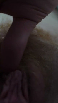 Showing You My Hairy Pussy up Close