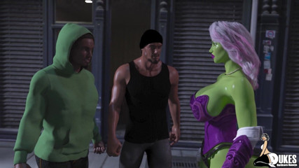 Dukes Hardcore Honeys: Alien vs BBC
