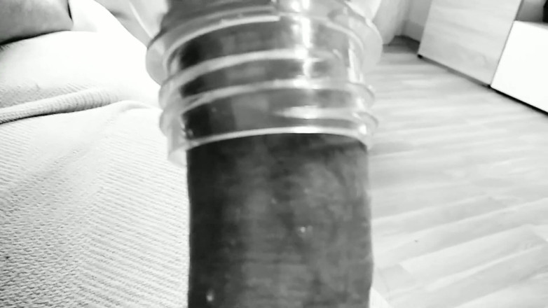 Elvissc: Vintage láhev na šukání s tlustým ptákem s finálním creampie