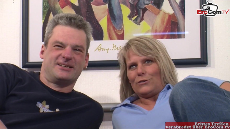 EroCom: Mature German housewife persuades her husband to have a MMF...