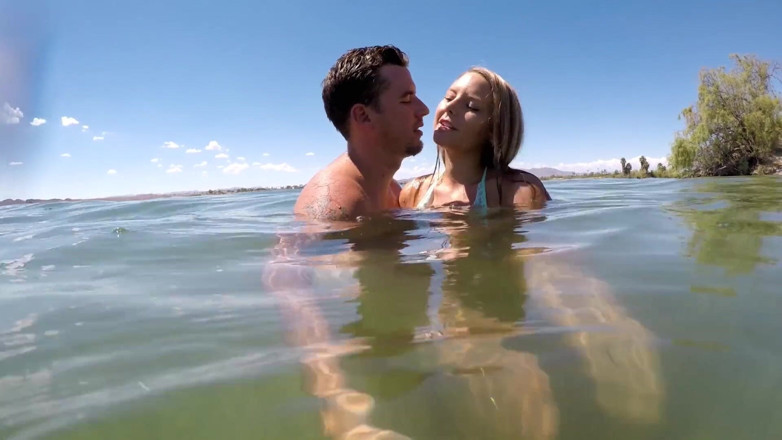 Mya Lane: Beach Day Wife Sucks Cock Twice