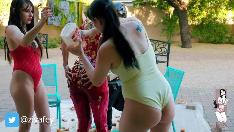 Ziva Fey: Ziva Fey - WAM Bratty domina o café da manhã com...