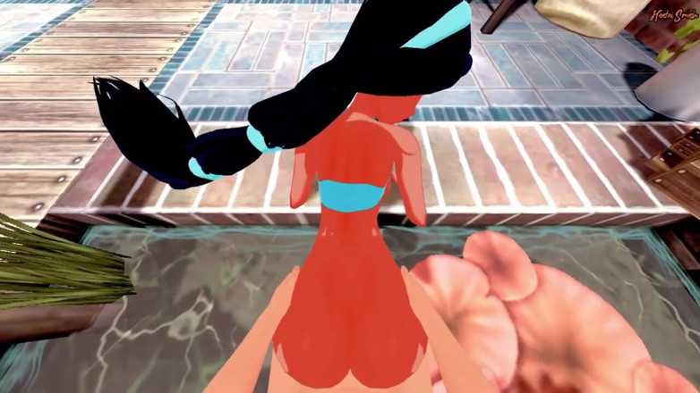 Hentai Smash: Prinses Jasmine slikt je sperma en wordt van je pov...
