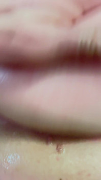 Dirty Talk Her as I Squeeze Her Cheeks and See My Cream Pie