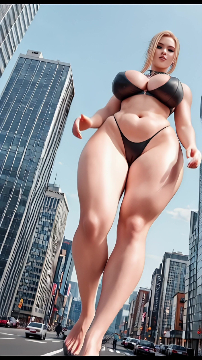 3D AI honeybee studio: 巨女足フェチ