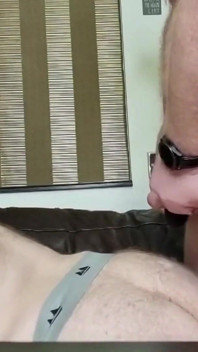 Stepdaddy Cums on Boy & Cleans up