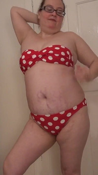 Red Bikini Striptease