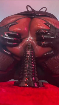 Femboy Gapes Hole with Cone Shaped Dildo