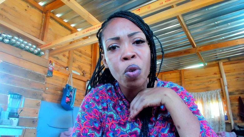 AnalEbony: Step-stepson Caught Watching Porn and Step-stepmom Makes Him Jerk off...