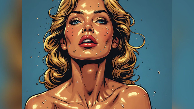 AI Porn: Vintage estilo nude mulheres arte