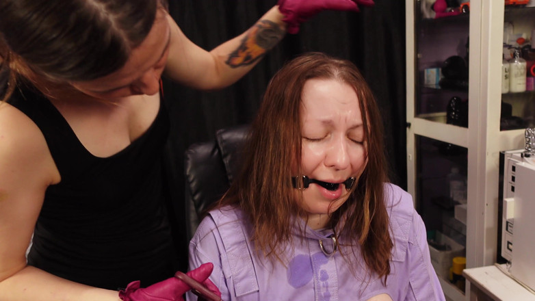 Arya Grander: BDSM Video: Haircut From Mistress (mistress Priest &amp; Arya Grander)