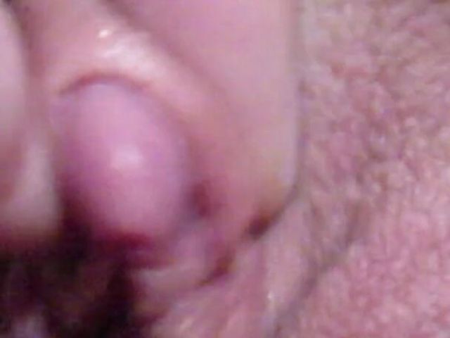 Huge clit jerking in close up (Cute Blonde 666)
