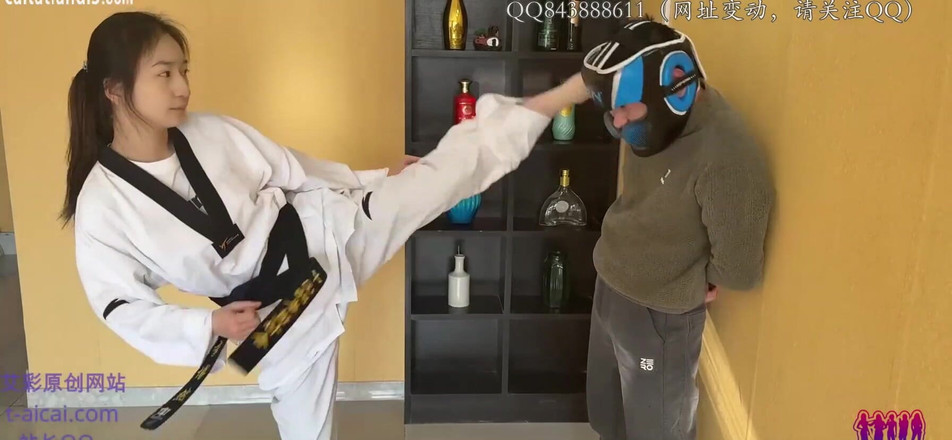 Giantess Domination: 176cm, namorada de karatê de 78kg, chute poderoso, round 1